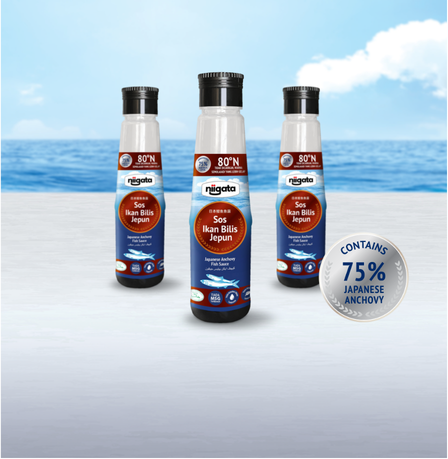 Niigata Sos Ikan Bilis Jepun - Japanese Anchovy Fish Sauce - For SUBTLE RICH Taste 200ml